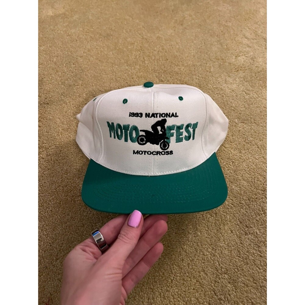 Vintage 1993 National Moto Fest Motocross Snapback Hat